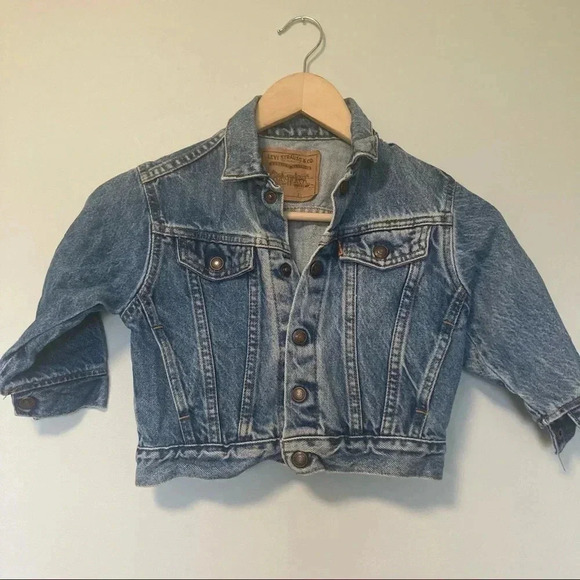 Levi’s vintage made in USA  orange tab denim jean jacket - Picture 1 of 4